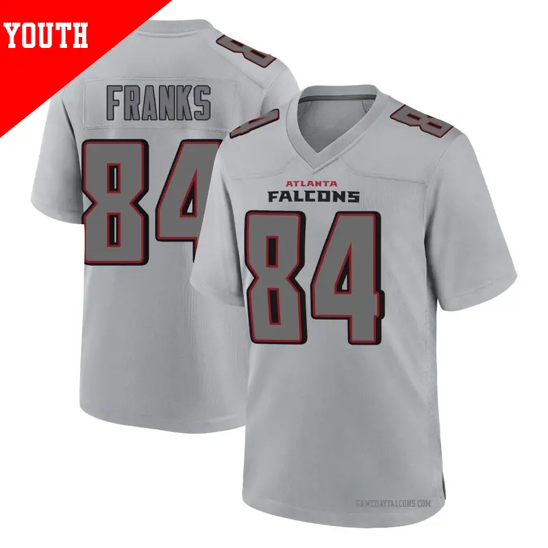 Youth ＃84 Feleipe Franks Atlanta Falcons Game Gray Atmosphere Fashion Jersey